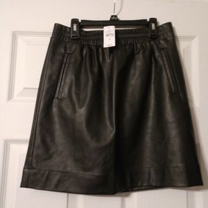 Loft faux leather skirt